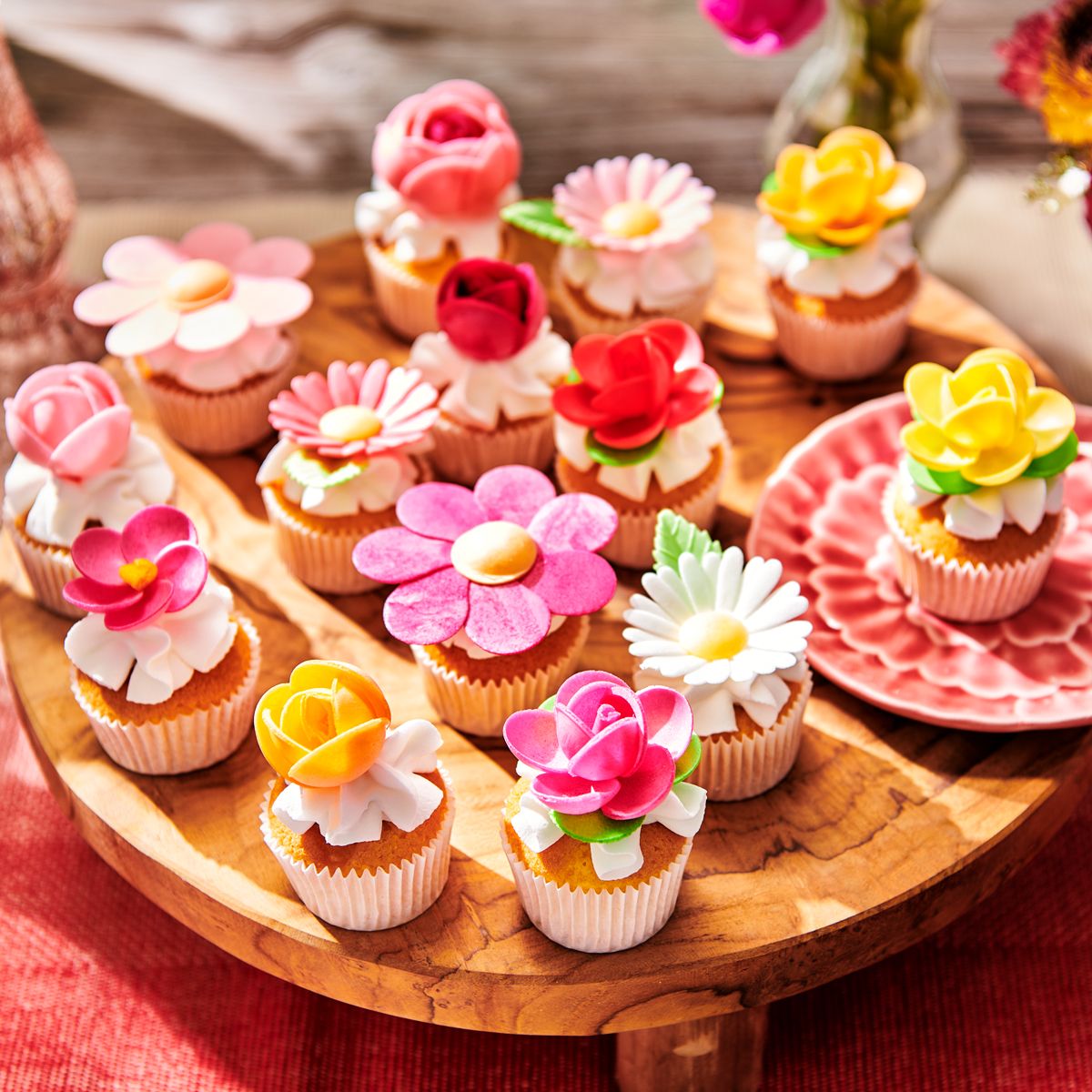 FunCakes květy z jedlého papíru pivoňky 7 ks